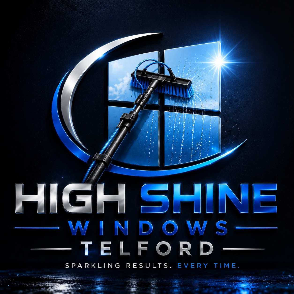 High Shine Windows Telford logo
